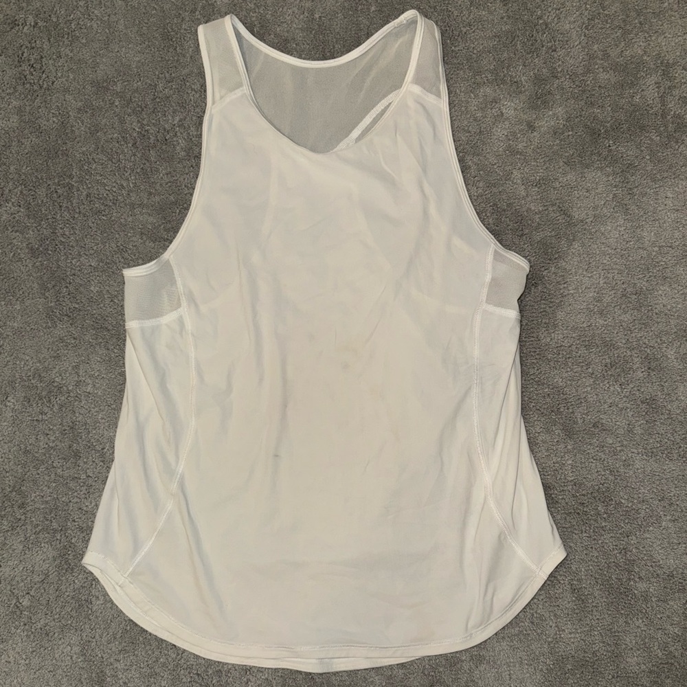 Lululemon White Tank Size 6